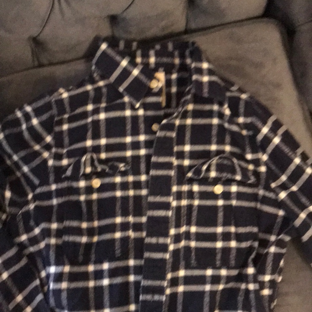 Men’s Hollister XL plaid flannel button down